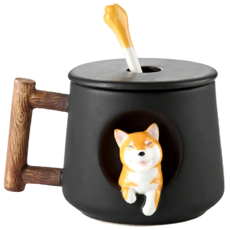 Ceramic Mug Cute Shiba Inu