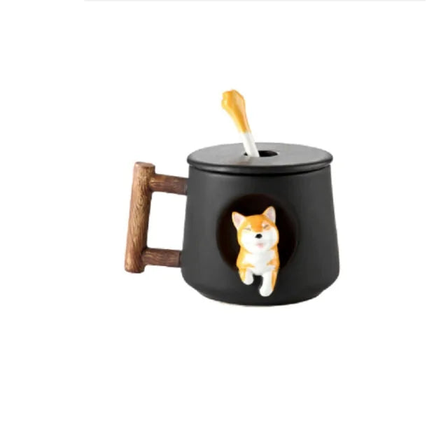 Ceramic Mug Cute Shiba Inu