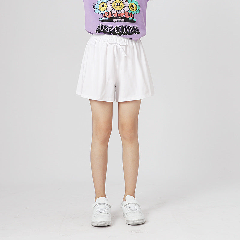 Children Solid Color Plain Various Color Shorts
