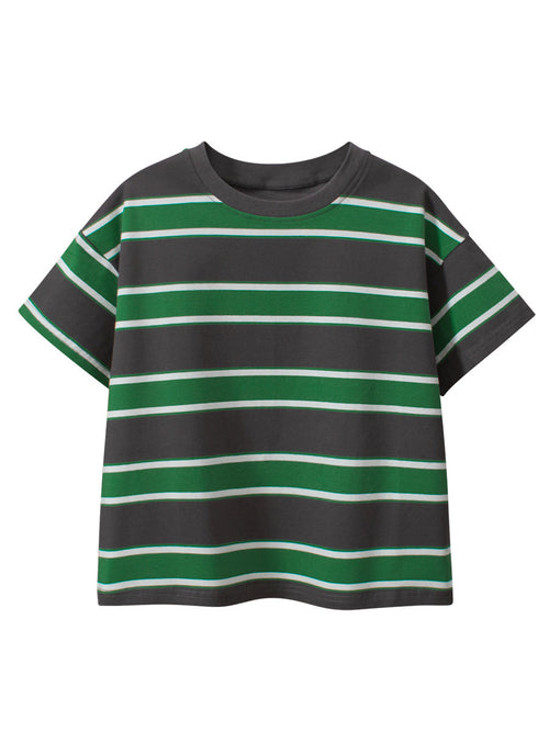 Summer New Arrival Children Boys And Girls’ Vintage Striped Loose