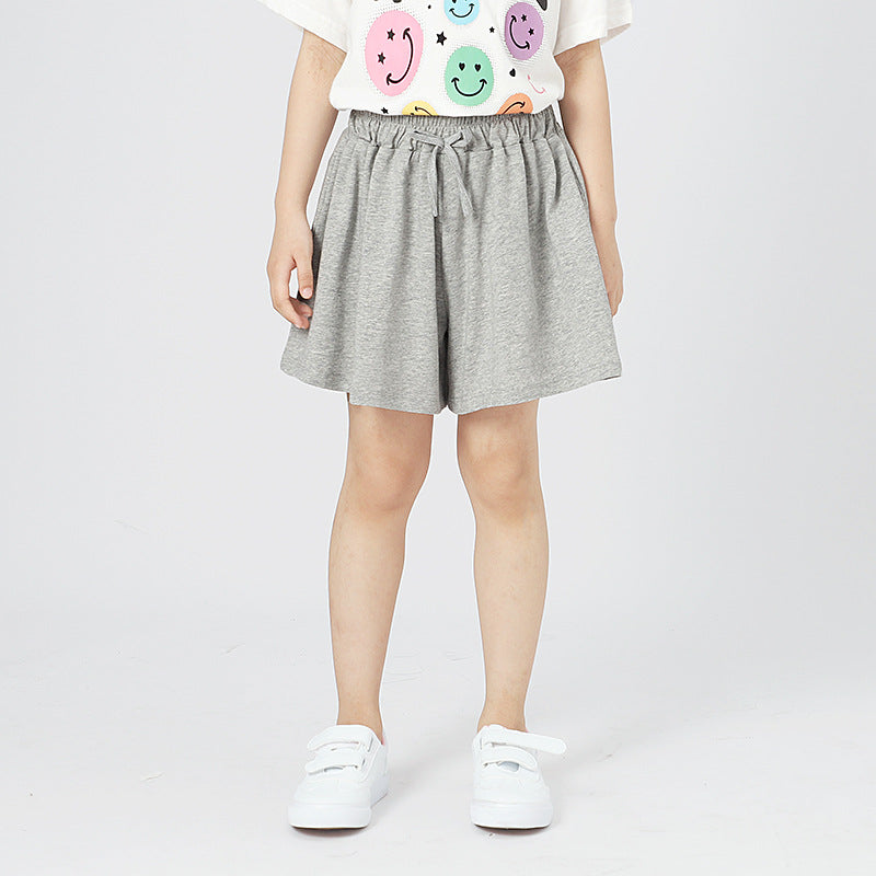 Children Solid Color Plain Various Color Shorts