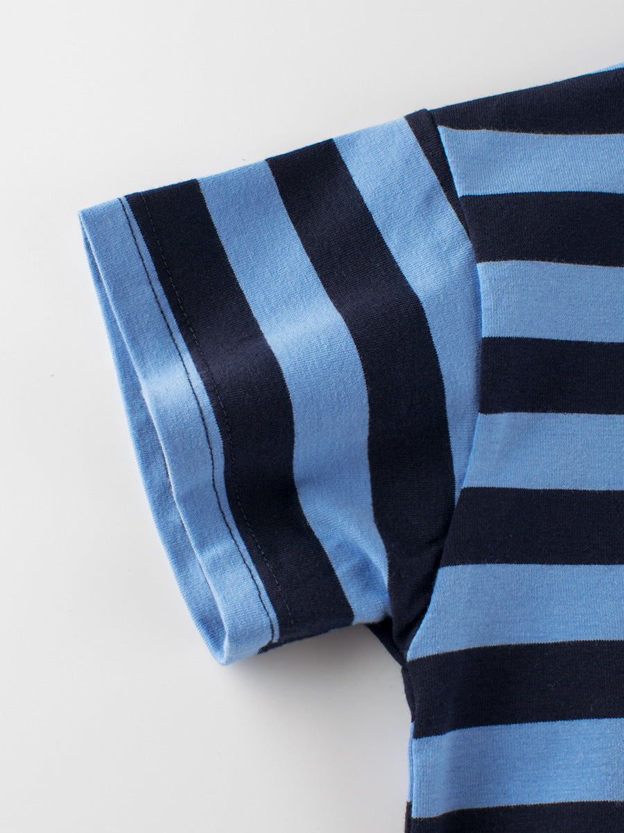 Summer New Arrival Children Boys And Girls’ Casual Striped Loose Short