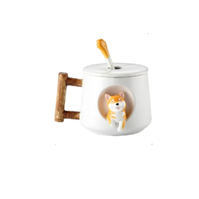 Ceramic Mug Cute Shiba Inu