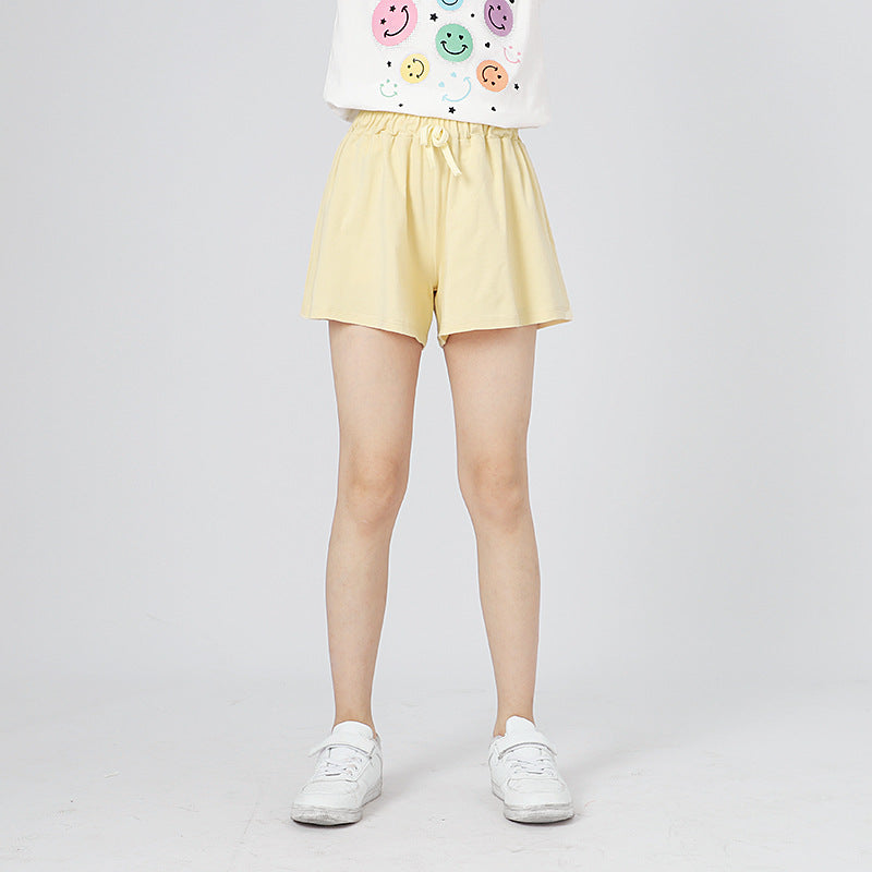 Children Solid Color Plain Various Color Shorts