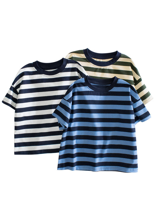 Summer New Arrival Children Boys And Girls’ Casual Striped Loose Short
